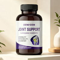 Complément alimentaire pour adultes à marque privée pour le soutien des articulations avec Glucosamine, Chondroïtine, MSM, Collagène, Curcuma, 60 capsules, OEM