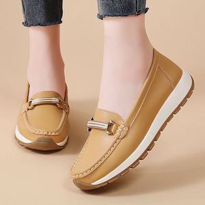 Zapatos Planos de Moda 2025 para Mujer, Talla Grande, Cómodos, con Plantilla de PU, Antideslizantes, con Suela Suave para Mamás - Product Image 1