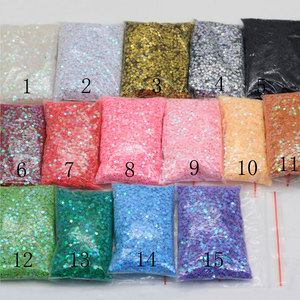 Glitter in Confezione da 500g, Glitter a Forma di Stella da 3mm per Artigianato Fai-da-Te, Decorazione Slime, Riempimento Globi di Neve in Vetro - Product Image 2