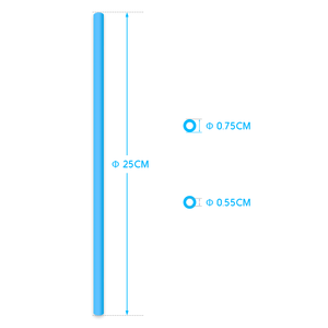 25Cm <span class=keywords><strong>10Pcs</strong></span> Moq Silicone Rơm Sữa Trà Boba Phụ Kiện Bền Vững Sinh Thái Thân Thiện Với Sản Phẩm Cà Phê Uốn Cong Ống Hút - Product Image 1