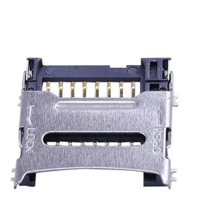 Conector de cartão tf de 8 pinos, suporte de cartão micro sd molex 5009010801, tampa tipo h1.8mm