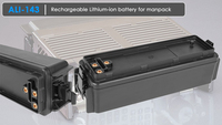 BT-70480 ALI-143 baterai Li-ion untuk Manpack Transceiver PR4G