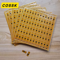 Mini autocollant intelligent pour ongles, micro-carte RFID étanche, programmable, étiquette NFC pour contrôle d'accès, capacité de mémoire NFC213, ISO 13.56MHz