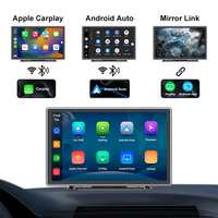 Maustor 9 ''Écran CarPlay pour voiture avec Dashcam Commande vocale Portable CarPlay Android Auto Récepteur audio de voiture avec capteur G