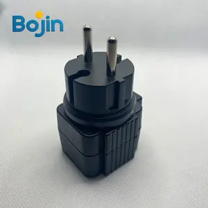 Schuko wadah adaptor daya pengisi daya steker listrik casing catu daya cangkang luar AC DC kotak adaptor standar Prancis Jerman