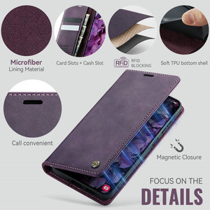 Funda de Cuero Retro de Nuevo Diseño CaseMe para <span class=keywords><strong>Samsung</strong></span> Galaxy A17, Funda Tipo Cartera con Ranuras para Tarjetas de PU para <span class=keywords><strong>Samsung</strong></span> A07 A17 A37 A57 - Product Image 2