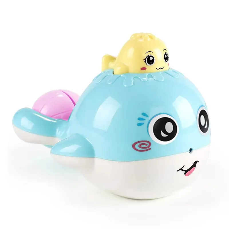 Baby Electronic Whale Bath Toy Automatic Water Spray Bathtub Toys Kids Bathroom Shower Toy