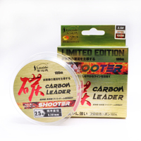 Lmaide 100% ligne de pêche au fluor de carbone 100M 19LB ligne de fibre de carbone transparente haute résistance japon importation vitesse naufrage poisson