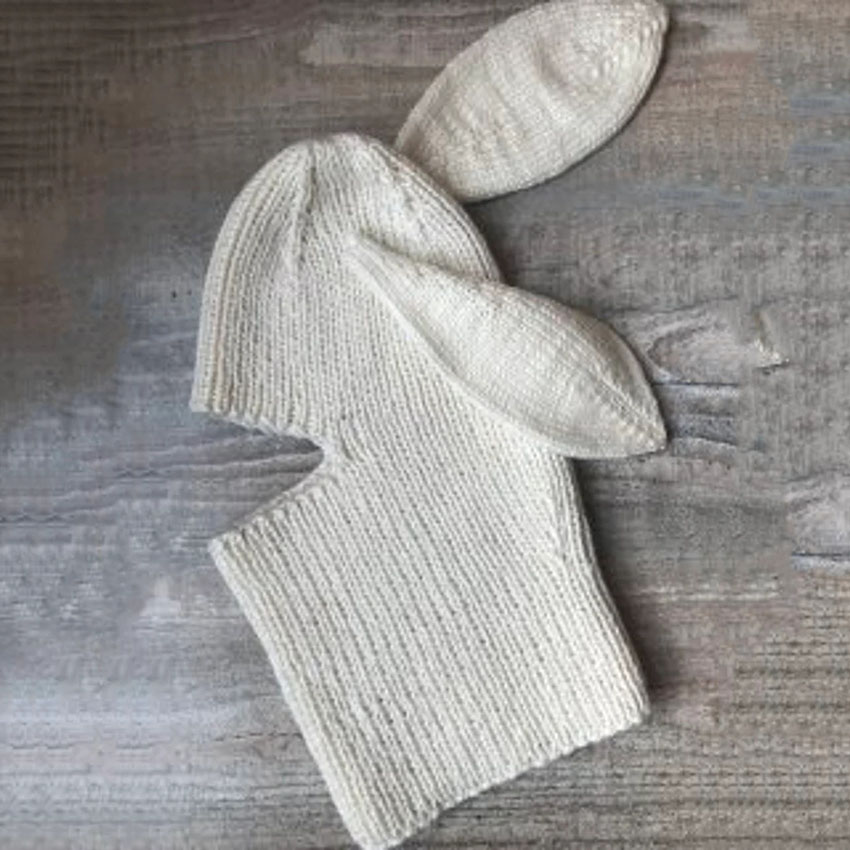 Y-Z Custom Bunny Ears Skimask Balaclava Beanie Hat Knit