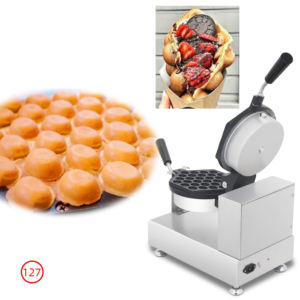 Machine à rouleaux d'œufs en acier inoxydable grande capacité, machine électrique commerciale à crêpes d'œufs chauds, facile à utiliser, pour œufs <span class=keywords><strong>QQ</strong></span> style Hong Kong - Product Image 5