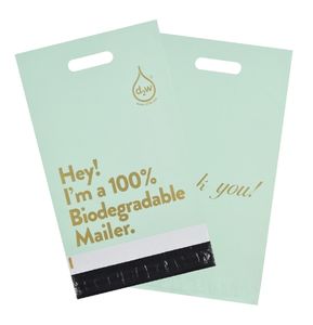 Wholesale <b>Plastic</b> Recycled Mailer <b>Bag</b> Biodegradable Clothes <b>Packaging</b> <b>Bags</b> <b>for</b> Shipping <b>Bag</b> With Handle - Product Image 5