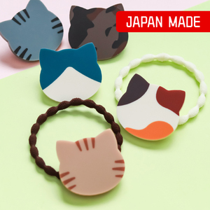 Accessoires personnalisés OEM ODM pour les amoureux des chats, cadeau pour filles, attaches pour cheveux en acrylique kawaii, élastiques pour enfants - Product Image 1