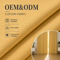 Tissu occultant ColosTex OEM ODM personnalisé, isolant thermique, réfléchissant la chaleur, pour rideaux de fenêtre