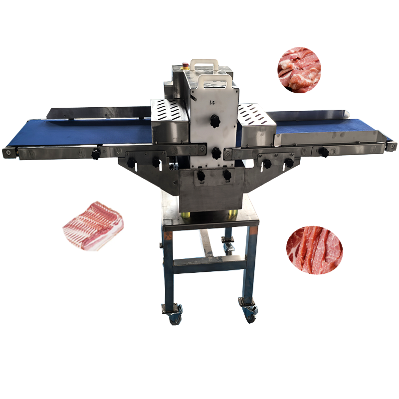 Fully Automatic Fresh Meat Strip Machine and Chicken Breast Shredding Machine Premium Meat Product Making Machinery