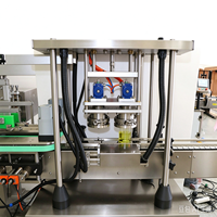 Ligne de production automatique de remplissage de sauces, ligne d'embouteillage de sauce chili, confiture, beurre de cacahuète en pot avec machine de bouchage sous vide