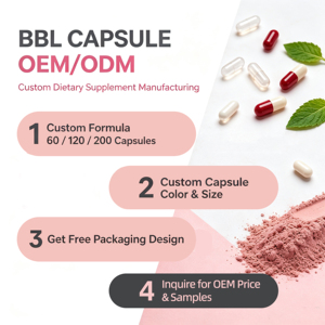 Capsules BBL à base de plantes pour femmes : rehaussement des fesses, augmentation mammaire, prise de poids, complément de remodelage corporel – Direct usine GMP - Product Image 4
