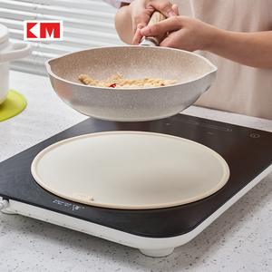 Tapis rond antidérapant en silicone résistant à la chaleur KM1184 - Protection <span class=keywords><strong>pour</strong></span> <span class=keywords><strong>plaque</strong></span> à <span class=keywords><strong>induction</strong></span> - Isolation de cuisine - Product Image 2