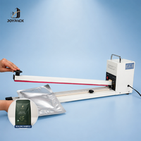 Machine à sceller manuelle à impulsion HI-600 800W 600mm pour sachets de thé, corps en fer, scellage large de 8mm pour la fermeture de sachets