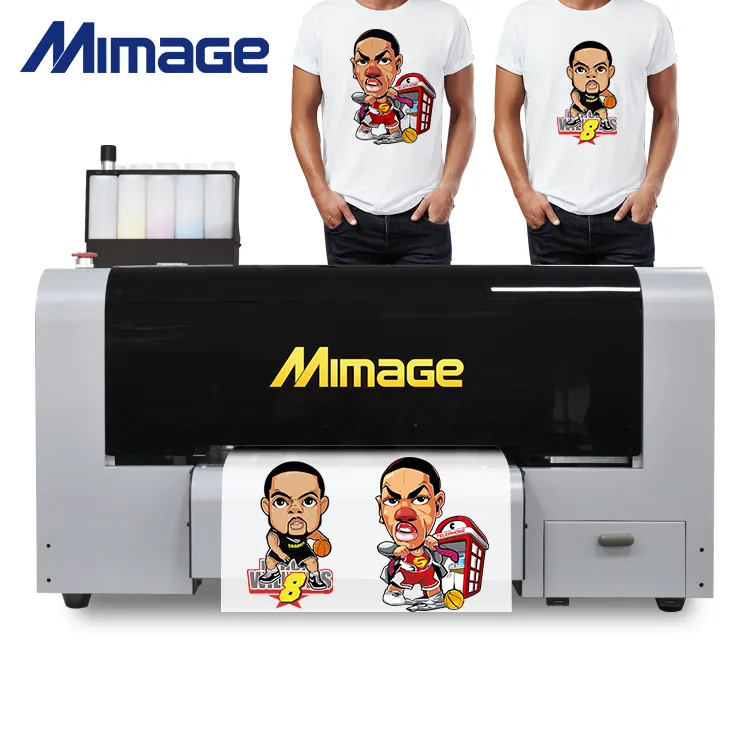 Mimage brand double XP600/i3200 heads T shirt PET Film Inkjet DTF printer Printing Machine A3 dtf printer