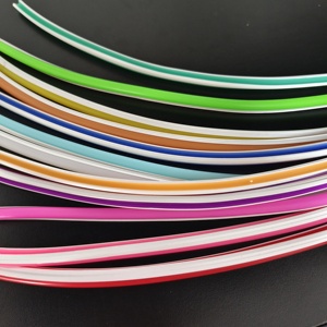 Suministro de fábrica, cubierta de tira de silicona pura de 6mm, carcasa de silicona para <span class=keywords><strong>tiras</strong></span> de neón separadas, tira de luces de señal de neón dividida Flexible de 12V - Product Image 4
