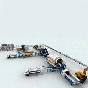 Crible rotatif automatique pour déchets municipaux, taux de séparation élevé de 99,99 %, moteur à engrenages, équipement de traitement des déchets domestiques - Product Image 1