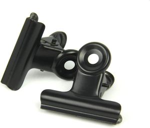 20 30 38 50 63 75 90mm Mini Small Big Large <b>Clamp</b> Wear-resisting Black Baking Varnish Metal Paper <b>Clip</b> Bulldog <b>Clip</b> Binder <b>Clip</b> - Product Image 1