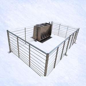 Cage et enclos d'engraissement pour porcs HENGYIN HY-fatten, en acier galvanisé à chaud, garantie 1 an, ensemble complet neuf, vente en gros - Product Image 1