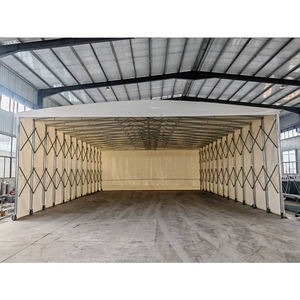 Tente coulissante portable et durable avec protection contre la pluie et le soleil, abri instantané pour matériaux de construction et outils - Product Image 4