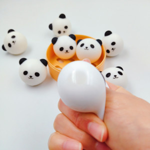 Hot Selling Pop Toy Squeeze Toy Decompression Small Relieve Stress Squeeze Panda Dumplings Toys - Product Image 2