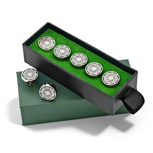 Botón de metal KUNSHUO para Baju Melayu, botón de cristal para ropa, logotipo de marca personalizado, botón para camisa malaya, para ropa Baju Melayu - Product Image 3