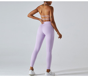ชุดโยคะรัดรูปเซ็กซี่สำหรับผู้หญิงเอวสูงกางเกงยกก้นกางเกงเล่นโยคะใหม่<span class=keywords><strong>2023</strong></span> - Product Image 5