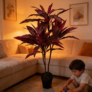 ต้นไม้จำลองสองสี จูเจียว ต้นไม้เหลือบเลือดมังกร ต้นไม้เหล็กสีเขียว สำหรับตกแต่งฉากโรงแรม ตกแต่งคริสต์มาส ตกแต่งงานรับปริญญา - Product Image 5