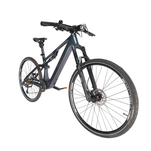 Vélo de montagne à suspension intégrale en carbone, moteur central 250W, batterie lithium 48V, autonomie 60 km, absorption des chocs supérieure - Product Image 4