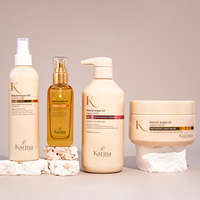 Champú de Aceite de Argán para el Cuidado del Cabello Graso, Champú Hidratante Profundo Sin Sulfatos, Reparación del Cabello Dañado, Marca Privada Personalizada