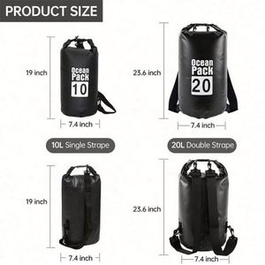 Wholesale Low Moq Custom Logo Printing Lightweight Ocean Floating Boating Camping Sport Waterproof <b>Backpack</b> Dry Bag - Product Image 2