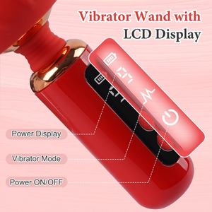 LED-Display Rote Rose Vibrator Kabelloser Rosen-Massager Rotierender Klitoris-Vibrator Weibliches Masturbationsspielzeug für Erwachsene - Product Image 3