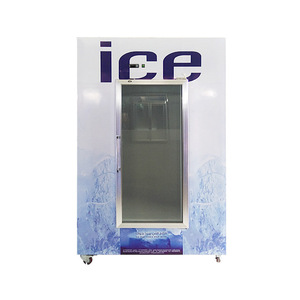Congelatore Commerciale per Ghiaccio 2600L, -18°<span class=keywords><strong>C</strong></span> ° Contenitore per Ghiaccio da Esterno, Armadio Resistente per Conservazione Ghiaccio per Fabbriche e Negozi - Product Image 3