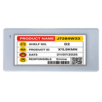 Kit d'étiquettes de prix numériques 2,9 pouces 2,4G ESL, affichage électronique E-Ink/E-Paper pour palettes de liquidation, système EAS d'entrepôt
