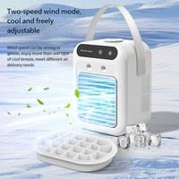 Ventilateur rafraîchisseur d'air portable Hoteacol pour la maison avec fonction de refroidissement puissante en ABS+PC