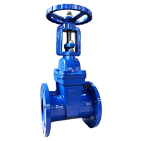 4 \ "fournisseur chinois manuel de puissance en hausse tige vanne à vanne en fonte ductile joint souple pour les milieux aquatiques