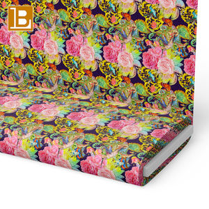 בילו 2026 מעצב חדש אישית את פרח הפרפר, הדפס ציפור 100% כותנה בד פופלין לבגדי ילדים - Product Image 5