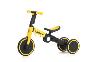 Tricycle intelligent 4-en-1 pour enfant <span class=keywords><strong>avec</strong></span> guidon pliable et cadre en aluminium-Manchons en TPR, hauteur de siège réglable - Product Image 3