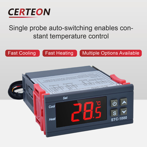 12V 24V 220V औद्योगिक माइक्रोकंप्यूटर इनक्यूबेटर हीटिंग कूलिंग डिजिटल तापमान नियंत्रक - Product Image 5