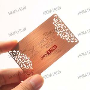 Latest Design DU <b>Black</b> and Silver Stainless Steel Business <b>Metal</b> Cards - Product Image 1