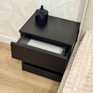 Source Factory OEM ODM Wooden <strong>Bedside</strong> <strong>Table</strong> with Hidden Storage Secure Lock Nightstand Secret Drawer Invisible Compartment - Product Image 3
