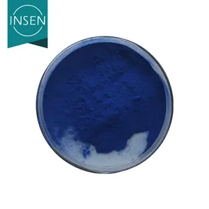 Poudre de tube de théicane bleue, coloration naturelle, cosmétique