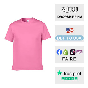 <b>High</b> Quality Private Label Crew Neck Short Sleeve Machine Washable Unisex T Shirt - Product Image 2