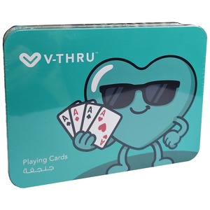 Póker de Plástico Personalizado 0,325 mm para el Mercado de Oriente Medio, Publicidad Competitiva, Caja de Hierro <span class=keywords><strong>Doble</strong></span>, Rectangular Creativa - Product Image 2