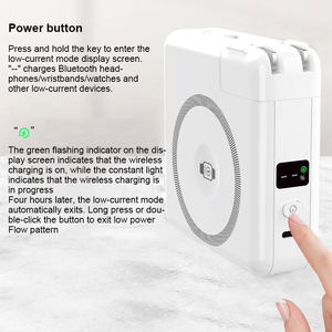 Banco de Energía Magnético de 10000 mAh con Cable Integrado y Enchufe de Pared Plegable, <span class=keywords><strong>Carga</strong></span> Rápida PD de 20 W, Batería de Estado Semisólido - Product Image 4