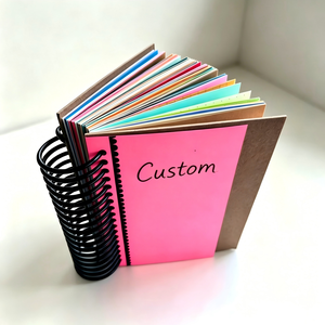 Carnet de notes personnalisé avec logo, pour <span class=keywords><strong>scrapbooking</strong></span>, journal créatif, planification de la vie, cadeau pour étudiant - Product Image 1